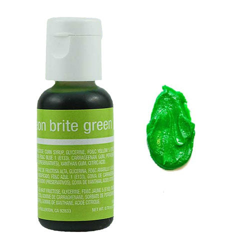 Chefmaster Liqua-Gel Neon Brite Green 0.7oz
