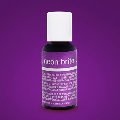 Chefmaster Liqua-Gel Neon Brite Purple 0.7oz