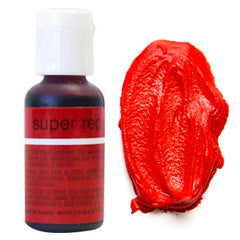 Chefmaster Liqua-Gel Super Red 0.7oz