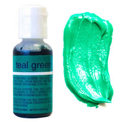 Chefmaster Liqua-Gel Teal Green 0.7oz