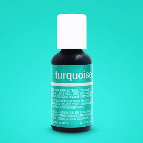 Chefmaster Liqua-Gel Turquoise 0.7oz