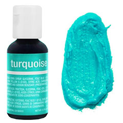 Chefmaster Liqua-Gel Turquoise 0.7oz