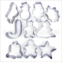 Christmas Mini Cookie Cutter Set 10pcs