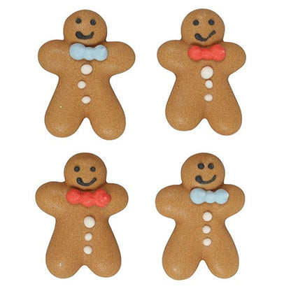 Christmas Gingerbread Men Edible Cupcake Toppers 12pcs
