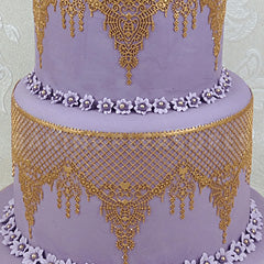 Claire Bowman Cake Lace Pre-Mix - Gold 500g