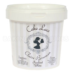 Claire Bowman Cake Lace Pre-Mix - Pearlized White 500g (Best Before: End Mar 2015)
