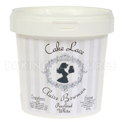 Claire Bowman Cake Lace Pre-Mix - Pearlized White 200g