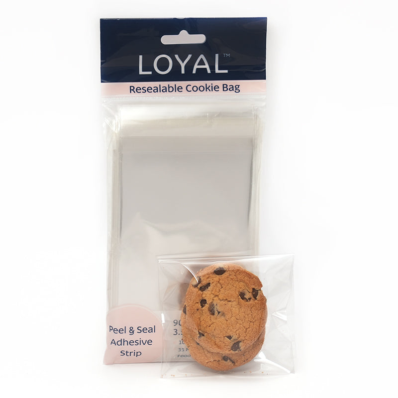 Clear Self Sealing Cookie Bags 9 x 13cm 100pcs