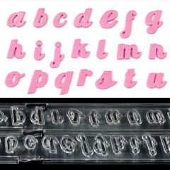 Clikstix Flourish Lower Case Alphabet Cutters