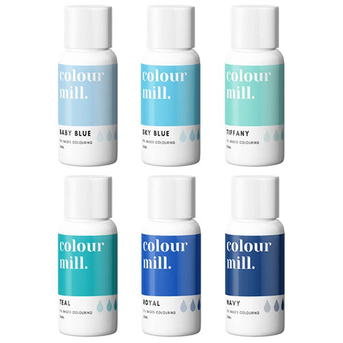 Colour Mill Oil Based Colouring 20ml 6 Pack BLUE