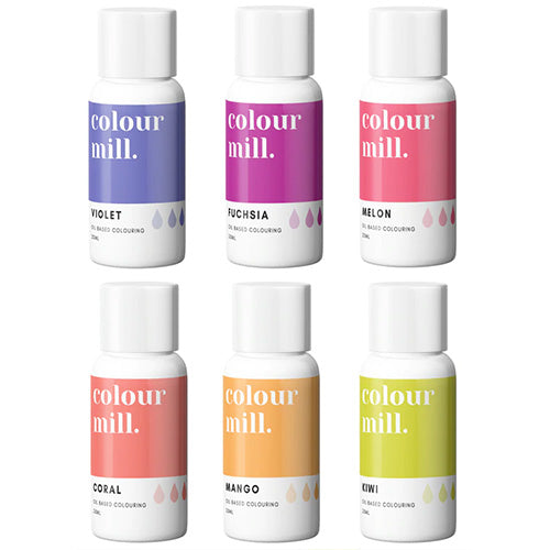 Colour Mill Oil Based Colouring 20ml 6 Pack TROPICAL