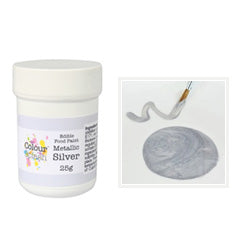 Colour Splash Edible Paint Metallic Silver