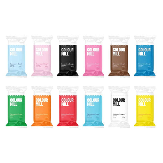 Colour Mill Decorators Dough Fondant 250g - Red
