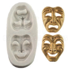 FPC Sugarcraft Comedy & Tragedy Mask Silicone Mould