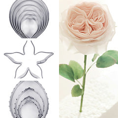 Complete Rose Flower Cutter Set 11pcs