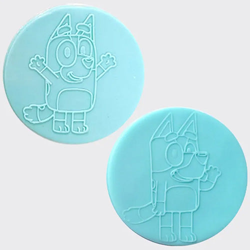 Cookie Debosser Stamp Bluey & Bingo 2pcs