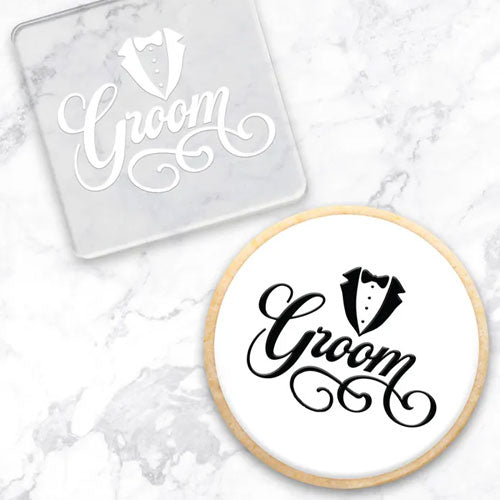 Cookie Debosser Stamp Groom