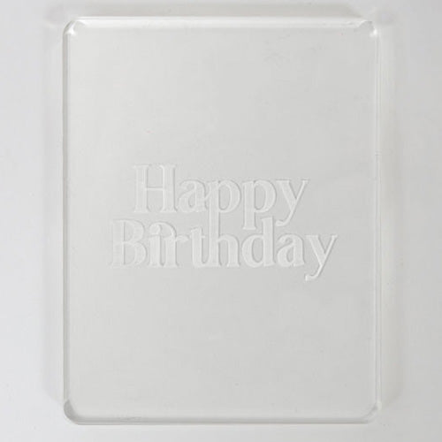 Cookie Embosser Stamp Happy Birthday 2