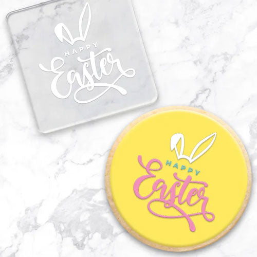 Cookie Debosser Stamp Happy Easter