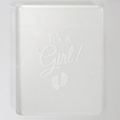 Cookie Embosser Stamp It's a Girl