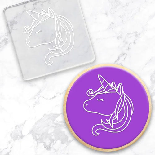 Cookie Debosser Stamp Unicorn