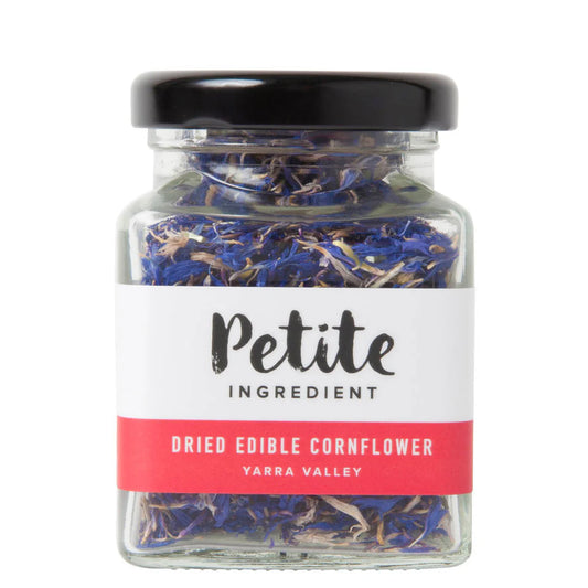 Dried Edible Flowers Cornflower Blue Jar