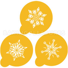 Christmas Snowflakes Stencils 3pcs