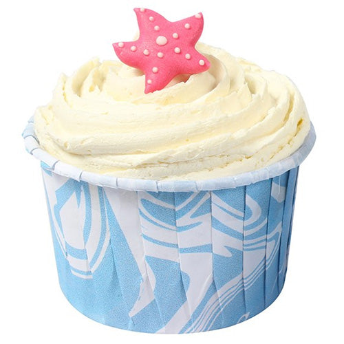 Culpitt Baking Cups Marble Blue 24pcs