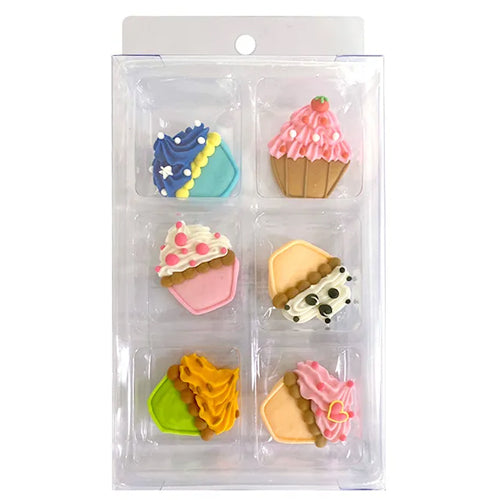 Cupcakes Edible Cupcake Toppers Decorations 6pcs