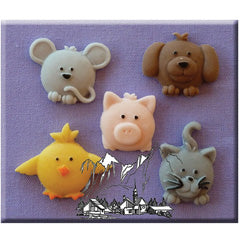 Alphabet Moulds Cute Animals Silicone Mould
