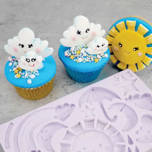 Cute Weather Silicone Mould
