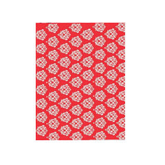 Damask Red Designer Edible Image