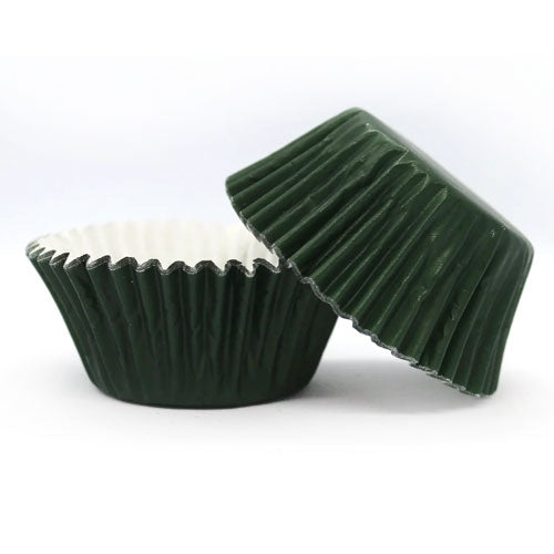 Dark Green Matte Foil Mini Baking Cups (#360) 240pcs