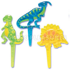 Dinosaur Puffy Cupcake Picks 12pcs