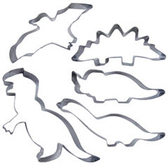 Dinosour Stainless Steel Cookie Cutter 5pcs