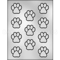 Dog Paw Print Chocolate Mould