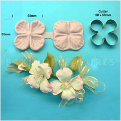 Dogwood Rose Veiner & Cutter Set