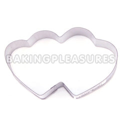 Double Heart Cookie Cutter 3.5"