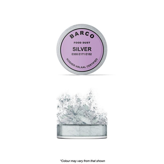 Barco Lilac Label Silver lustre dust 10ml