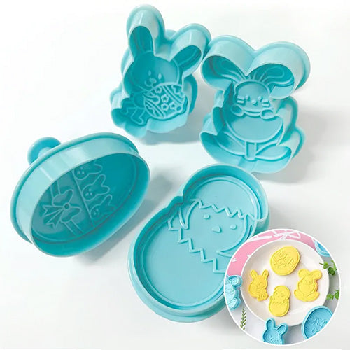 Easter Plunger Cutters 4pcs
