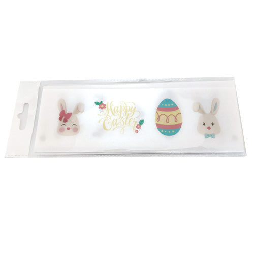 Easter Edible Wafer Cupcake Toppers 16pcs