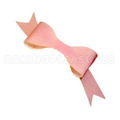 Edible Baby Pink Bows 10pcs