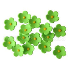 Edible Medium Blossom Green 30pcs