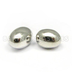 Edible Oval Cachous Silver 5x12mm 80g