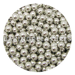 Edible Pearl Cachous Silver 8mm 80g