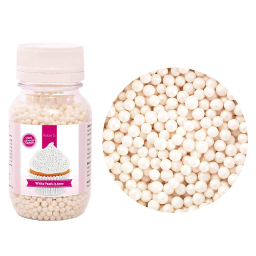RC Edible 3.5mm White Pearls 115g