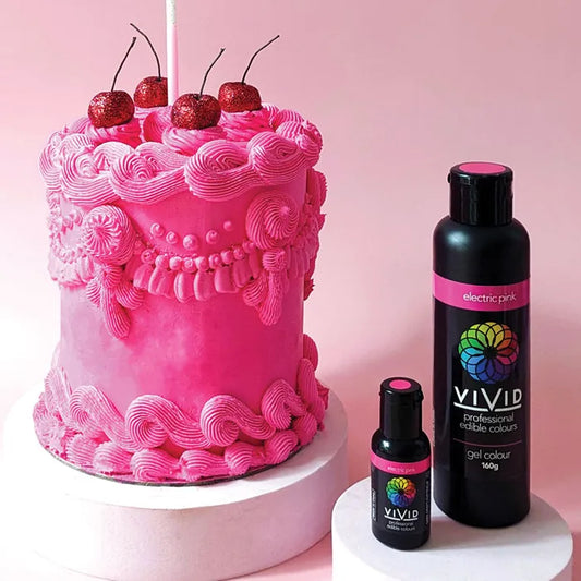 BULK Vivid Gel Colour Electric Pink 160g