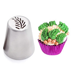 Large Christmas Fern Leaf Russian Piping Tip