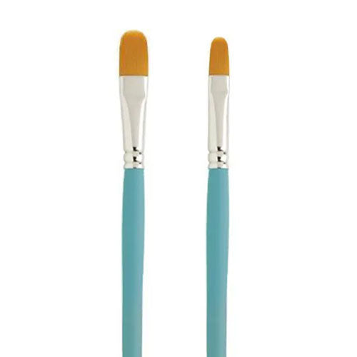 Filbert Tip Nylon Brushes 2pcs