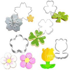 Floral Cookie Cutter Set 5pcs